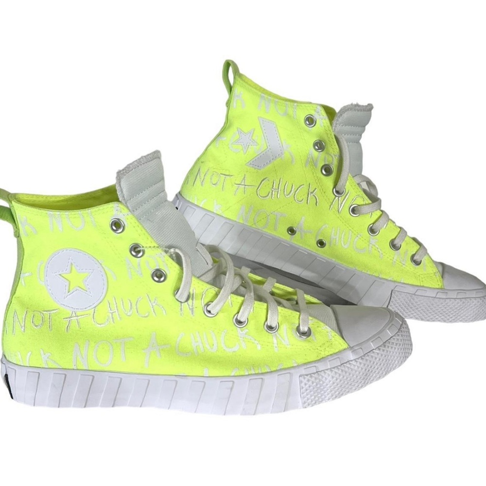 Neon Green Converse “Not A Chuck” size 11.5